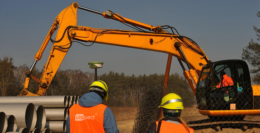 Forklift carrying stacked boxes in a warehouse